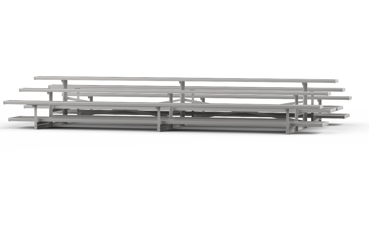 3 ROW TIERED BACKTOBACK "PREFERRED" BLEACHERS